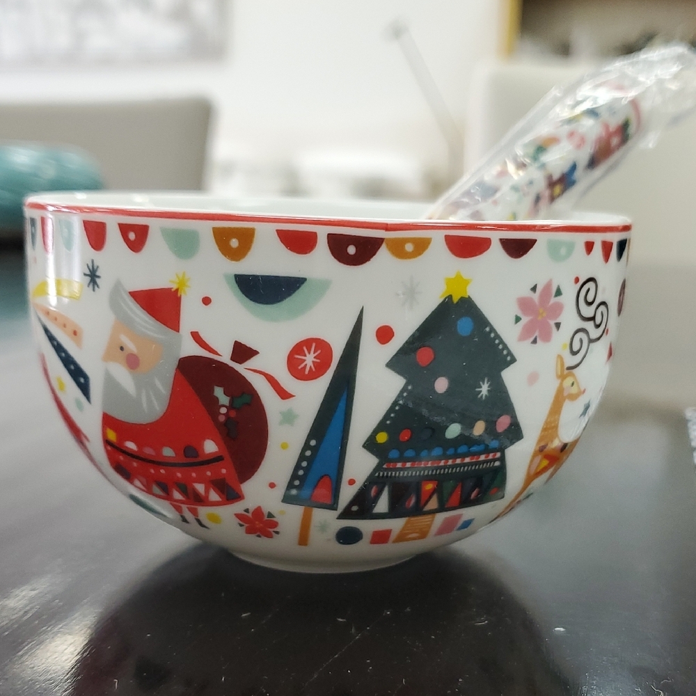 Maxwell & Williams Festive Friends Dip Bowl And Spreader